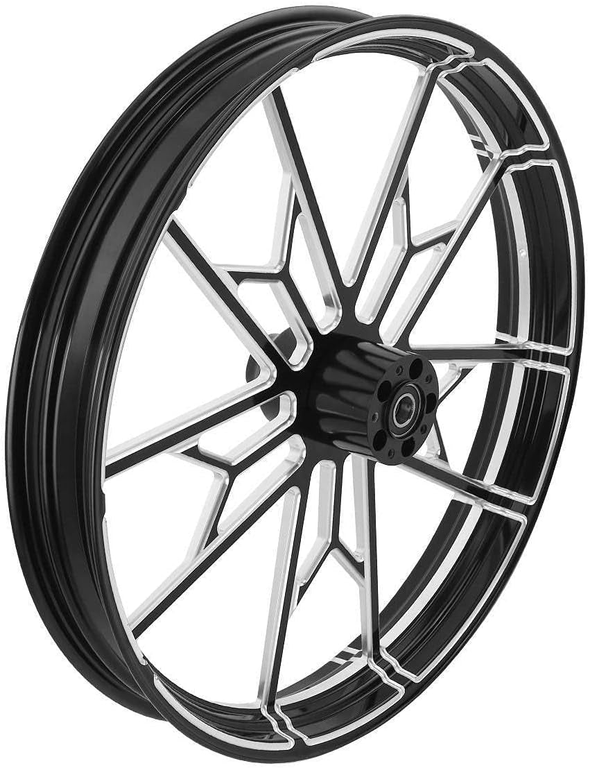 30" Front Wheel Rim Dual Disc Wheel Hub Fit for Harley Touring Non-Abs/Abs Models Road King Electra Street Road Glide Ultra Limited 2008-2023