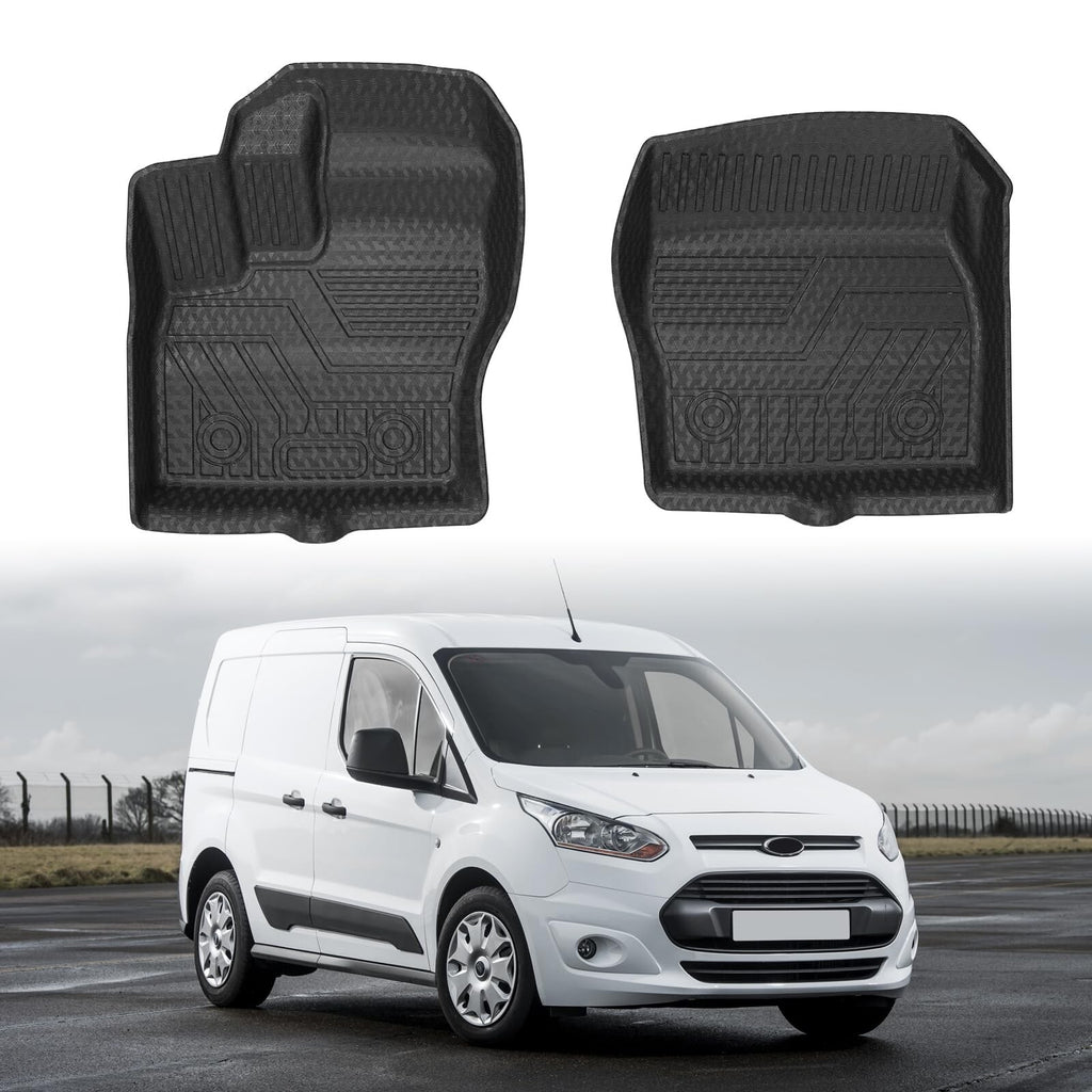 Mixsuper Custom Fit Front Floor Mats for 2014-2021 Ford Transit Connect with ...