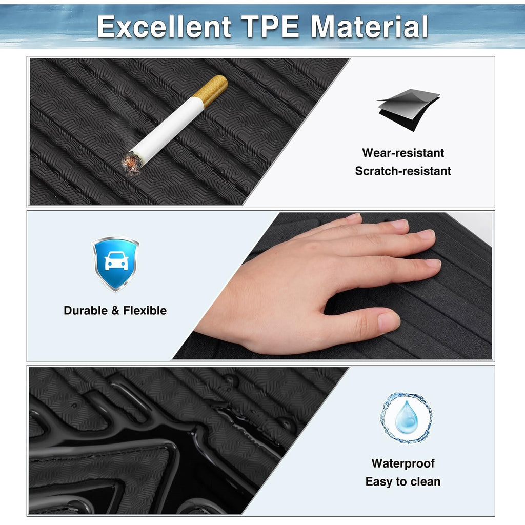 Mixsuper Custom Fit Front Floor Mats for 2014-2021 Ford Transit Connect with ...