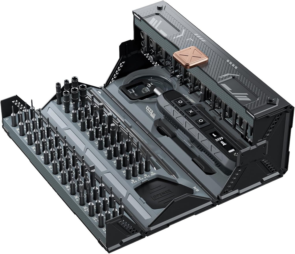 Small Electric Screwdriver Set, JAKEMY Smart 3 Torque Cordless Screwdriver Kit,