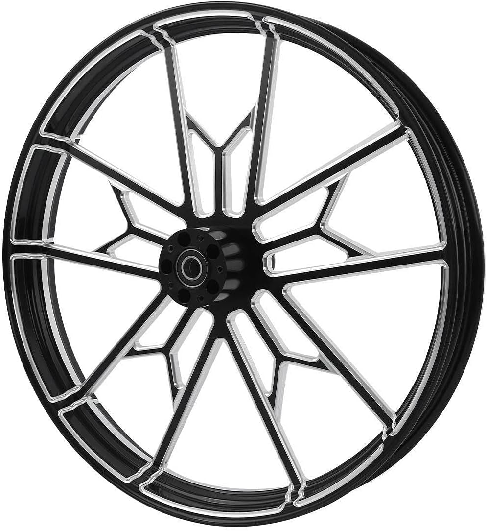 30" Front Wheel Rim Dual Disc Wheel Hub Fit for Harley Touring Non-Abs/Abs Models Road King Electra Street Road Glide Ultra Limited 2008-2023