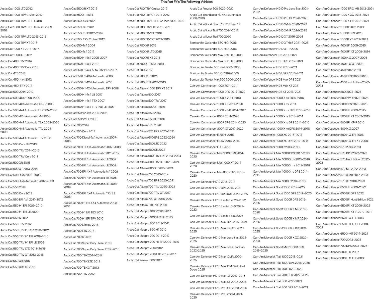 (4 Pack)  Terrabite Radial Tire 27X9-12 Medium/Hard Terrain for Kawasaki Teryx 800 2014-2024