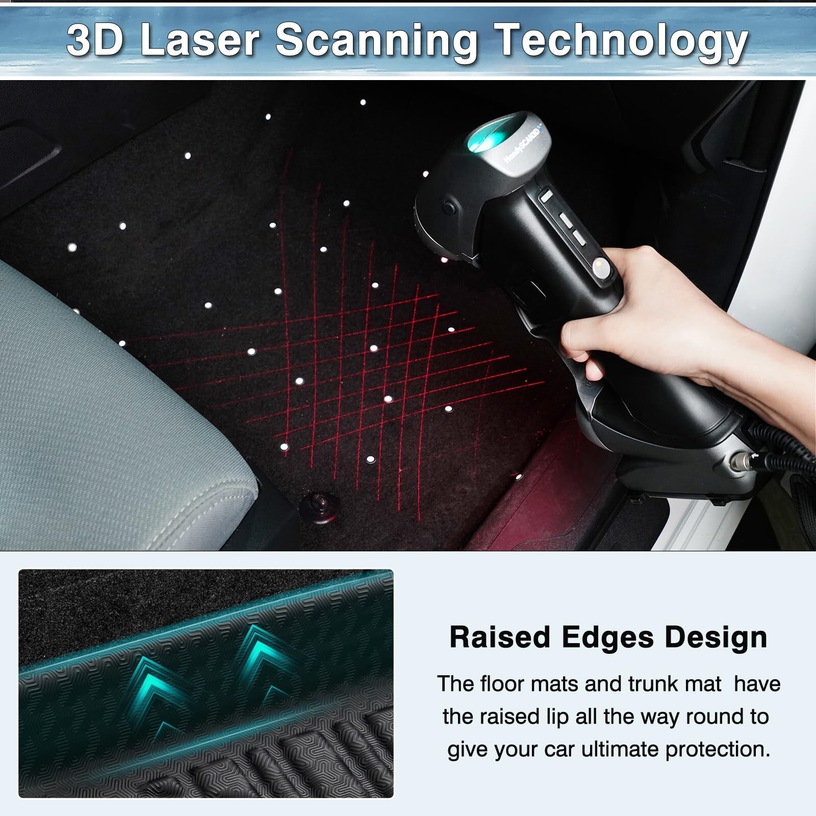 Mixsuper Custom Fit Front Floor Mats for 2014-2021 Ford Transit Connect with ...