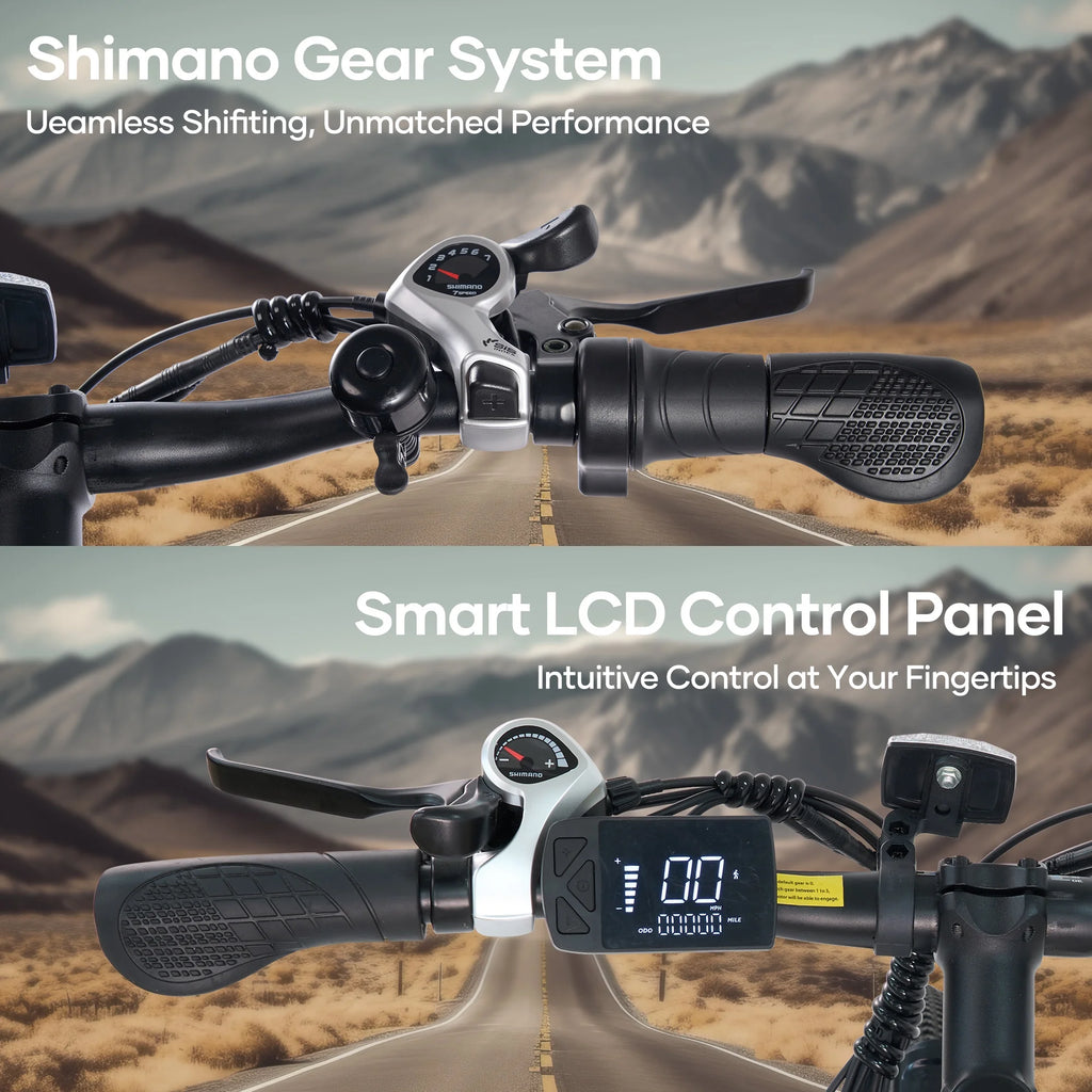 Electric Mountain Bike 26" for Adults, 350W Electric Bike 48V 20Mph with Front Suspension Fork for Mountain Beach Snow, UL2849