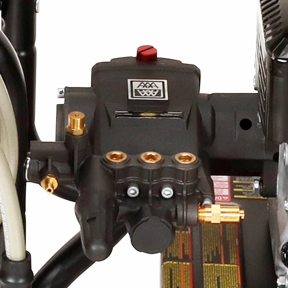 Powershot 3600 Psi at 2.5 GPM HONDA® GX200 with Triplex Pump Cold Water Professional Gas Pressure Washer, 0 Voltage